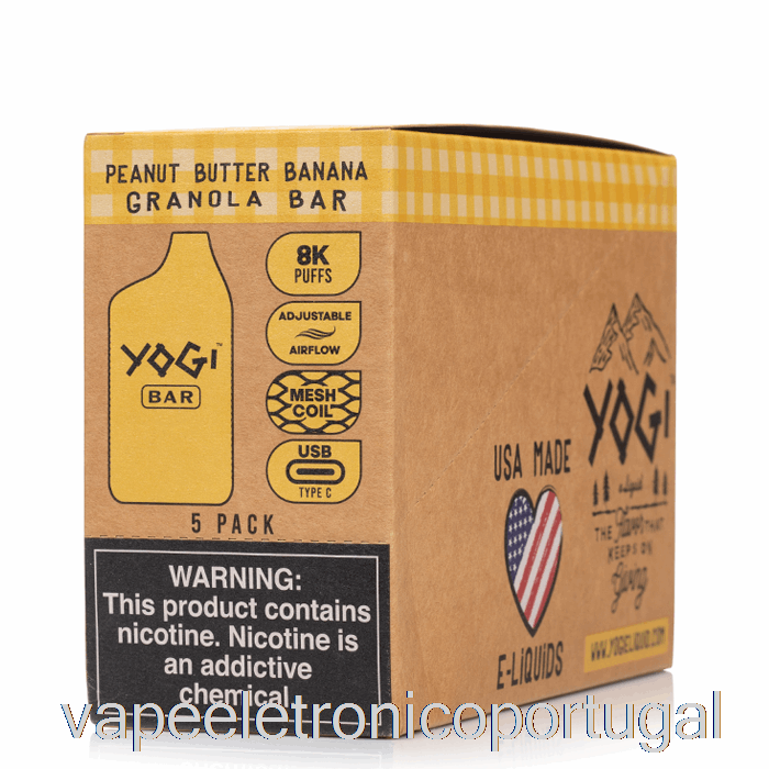 Vape Eletrônico [pacote Com 5] Yogi Bar 8000 Descartável